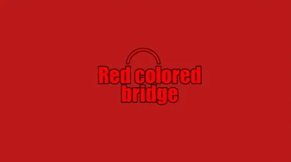 Red Colored Bridge